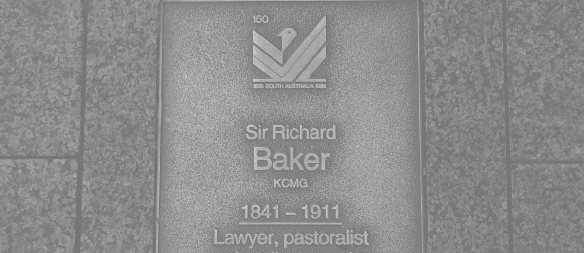Image: Sir Richard Baker Plaque