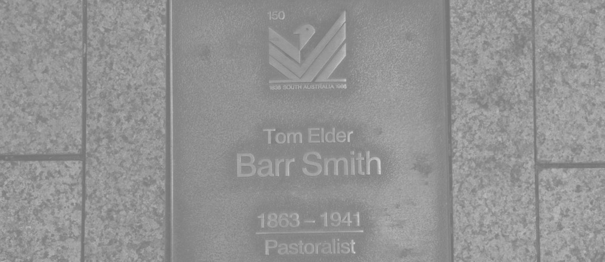 Image: Tom Elder Barr Smith Plaque