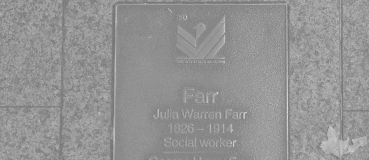 Image: Julia Warren Farr and George Henry Farr Plaque 