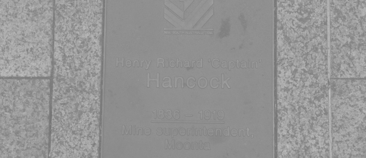 Image: Henry Richard Hancock Plaque 