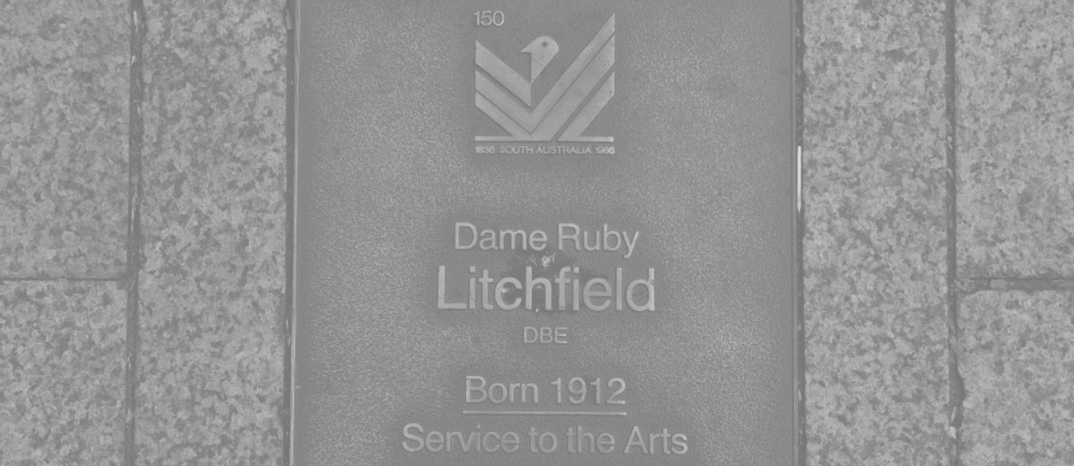 Image: Dame Ruby Litchfield Plaque 
