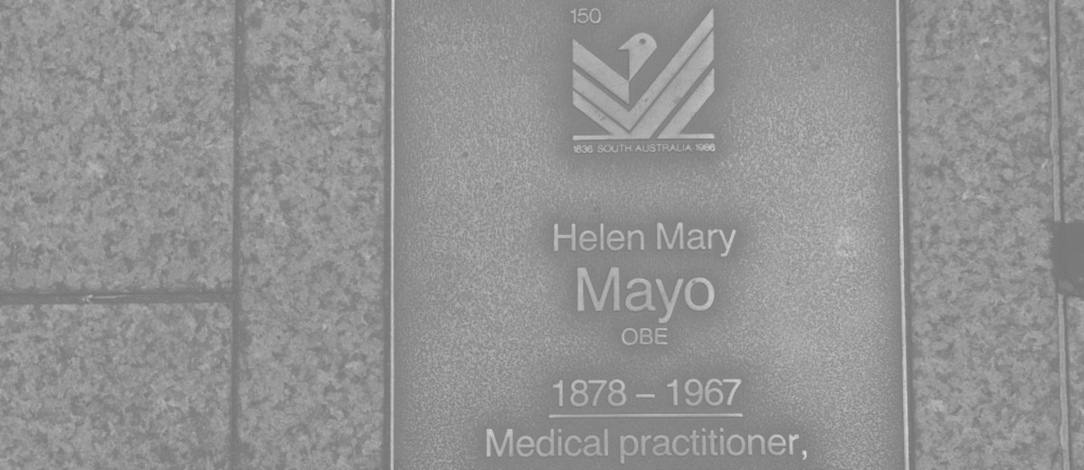 Image: Helen Mary Mayo Plaque 