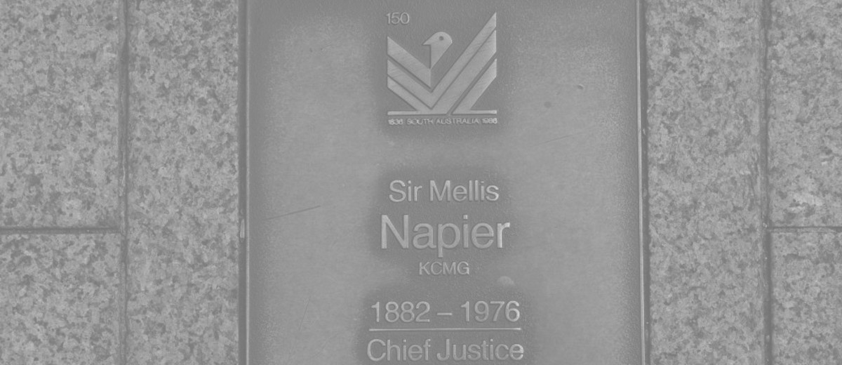 Image: Sir Mellis Napier Plaque 