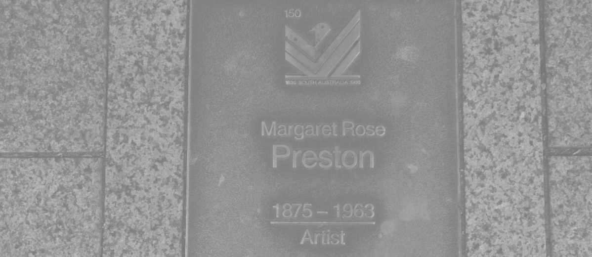 Image: Margaret Rose Preston Plaque 