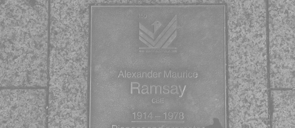 Image: Alexander Maurice Ramsay Plaque 