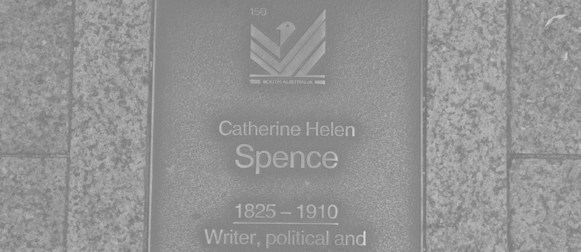 Image: Catherine Helen Spence Plaque 