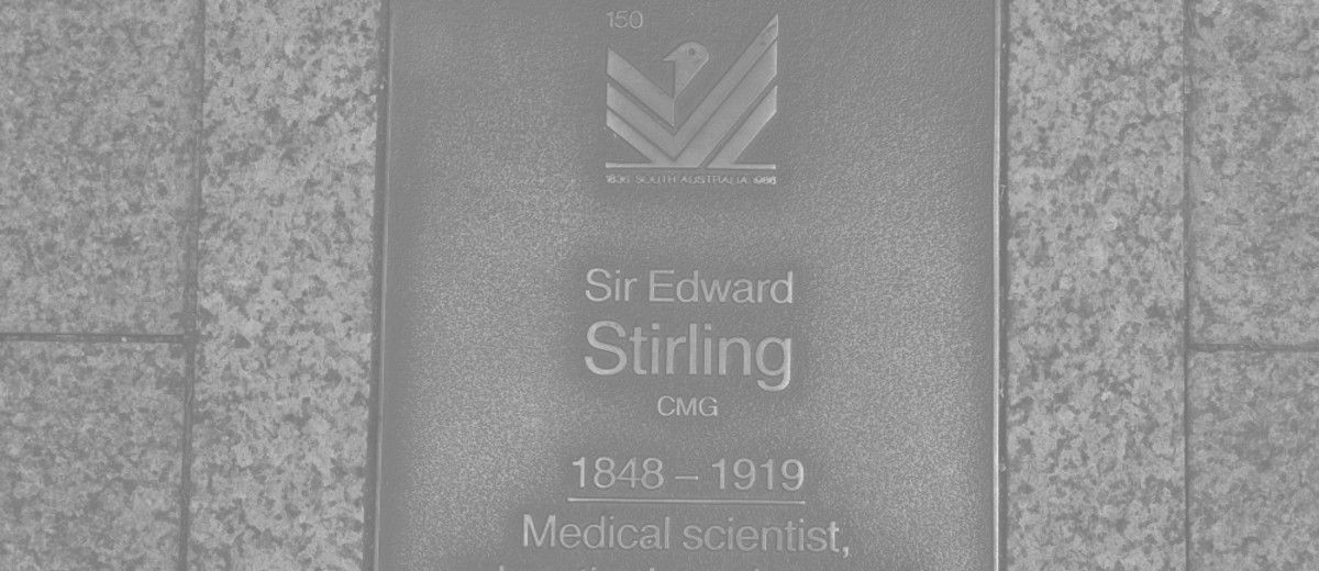 Image: Sir Edward Stirling Plaque 