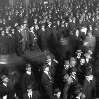 Image: crowd of people on the street