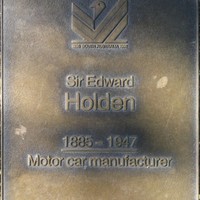 Jubilee 150 walkway plaque of Sir Edward Holden