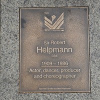 Image: Sir Robert Helpmann Plaque 