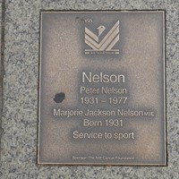 Image: Peter and Marjorie Jackson Nelson Plaque 